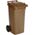 Zusatzbild Mülltonne VAR Kunststoff Müllbehälter 120 L braun