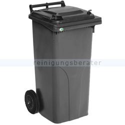 Mülltonne VAR Kunststoff Müllbehälter 120 L grau
