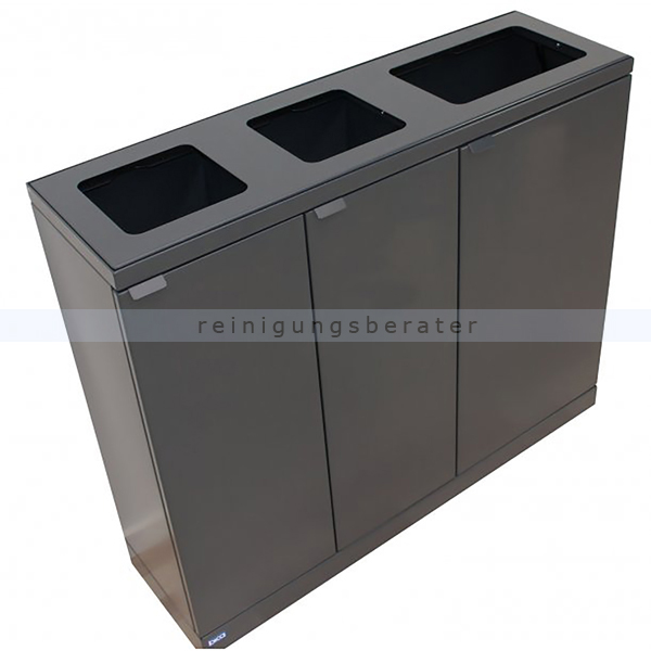 Mülltrennsystem Bica 829 Sortieranlage anthrazit 65-65-95 L