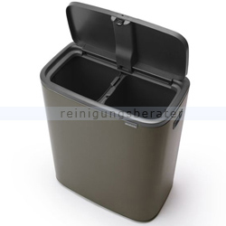 Mülltrennsystem Brabantia Bo Touch Bin 2 x 30 L platin