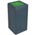Zusatzbild Mülltrennsystem BrickBin Biomüll Behälter grau grün 65 L