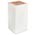 Zusatzbild Mülltrennsystem BrickBin Plastik Behälter weiß orange 65 L