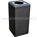 Mülltrennsystem BrickBin Restmüll Behälter schwarz grau 65 L