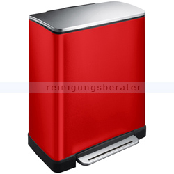 Mülltrennsystem EKO E-Cube Recycling 28 plus 18 L rot