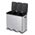 Zusatzbild Mülltrennsystem EKO Essential 1 Recycler Treteimer 3 x 20 L