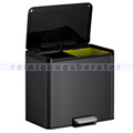 Mülltrennsystem EKO Essential Recycler 2 x 15 L schwarz