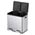 Zusatzbild Mülltrennsystem EKO Essential Recycler 2x22 L Matt Edelstahl