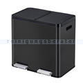 Mülltrennsystem EKO Essential Recycler 2x22 L schwarz