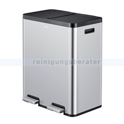 Mülltrennsystem EKO Essential Recycler 2x30 L Matt Edelstahl