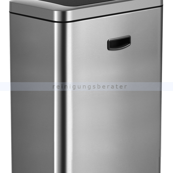 Mülltrennsystem EKO Mirage Sensor Bin 2 x 20 L Edelstahl Sensortrennmülleimer 