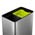 Zusatzbild Mülltrennsystem EKO Touch Bar Edelstahl matt 2 x 20 L