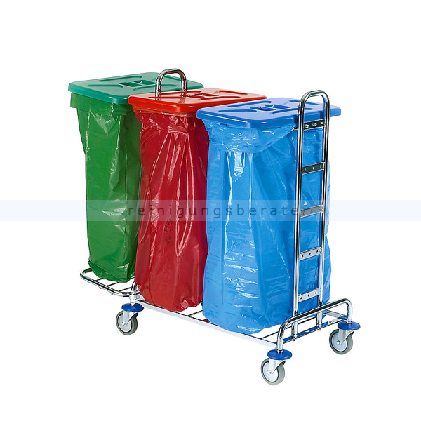 Mülltrennsystem Floorstar Abfallwagen TW 3 SOLID