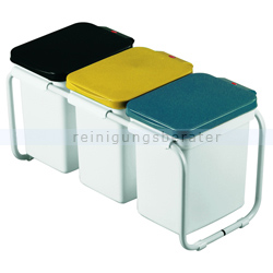 Mülltrennsystem Hailo ProfiLine trio 3 x 18 L