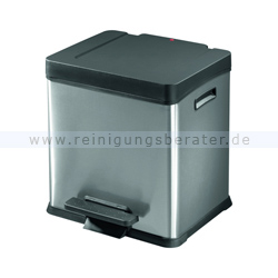 Mülltrennsystem Hailo S-Box 2x12 L Edelstahl Anti-Finger