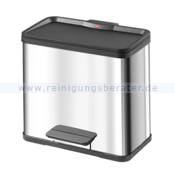 Mülltrennsystem Hailo Trento Öko duo 30 L Edelstahl
