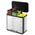 Zusatzbild Mülltrennsystem Hailo Trento Öko Trio 33 3x11 L Mandarine