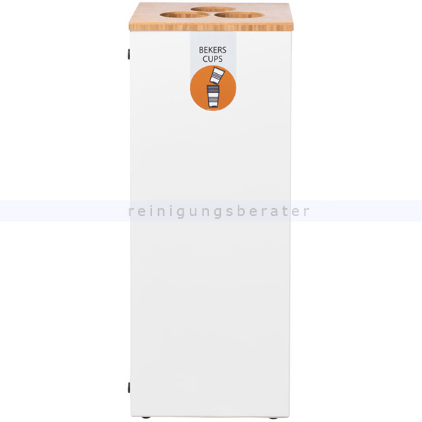 Mülltrennsystem Lune Paxa Large Bechersammler 65 L weiß
