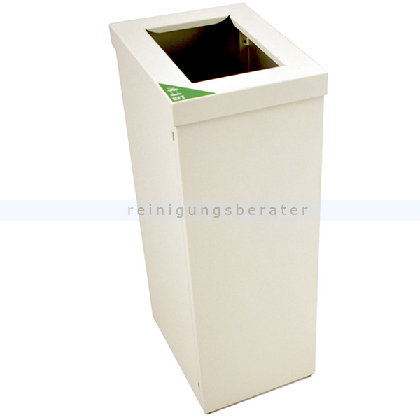 Mülltrennsystem RecycloFlex Abfallbehälter 60 L weiß