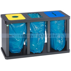 Mülltrennsystem VAR Tetris Müllsackständer 3 x 120 L