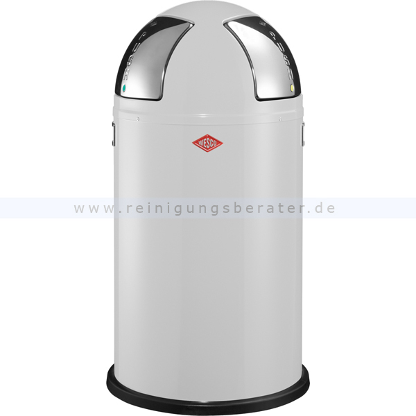 Mülltrennsystem Wesco Mülleimer Push two 50 L weiß