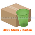Mundspülbecher Ampri Mehrwegbecher PP 150 ml limette grün