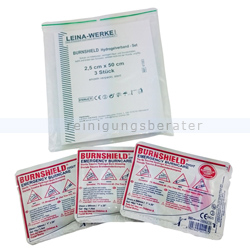 Notfall Brandgel Leina BurnShield Hydrogelverband im Set