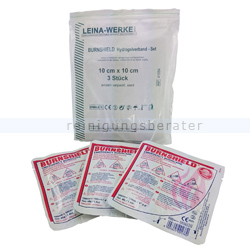 Notfall Brandgel Leina BurnShield Hydrogelverband Set