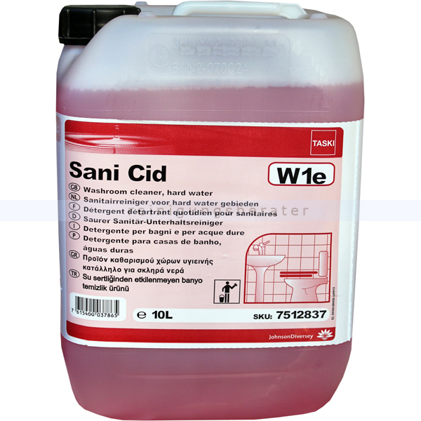 Diversey Sani Cid Pur-Eco W1e 10 L saurer Sanitärreiniger, auf Basis Zitronensäure 7512837