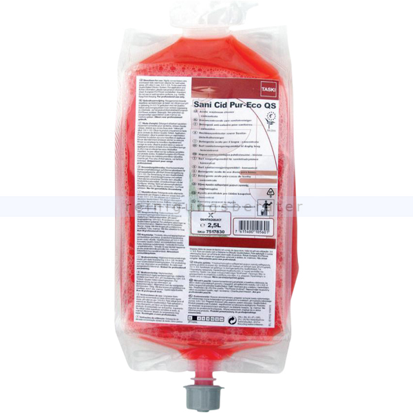 Öko-Sanitärreiniger Diversey Taski Sani Cid Pur-Eco QS 2,5 L