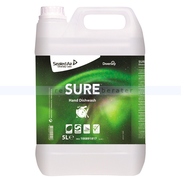 Öko-Spülmittel SURE Hand Dishwash 5 L
