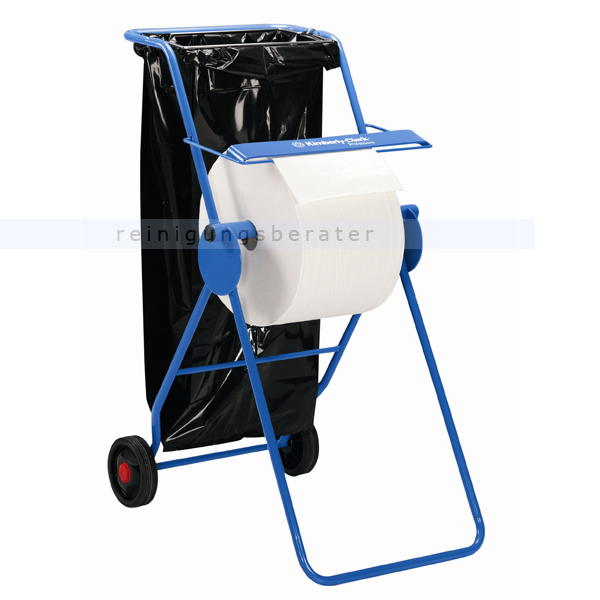 Papierhalter mit Sackhalter Kimberly Clark Bodenständer