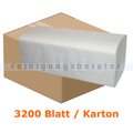 Papierhandtücher 3200 Blatt hochweiß m. Farbmuster 25x21 cm
