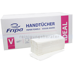 Papierhandtücher Fripa Ideal 5000 Blatt hochweiss 25x23 cm