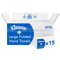 Papierhandtücher Kimberly Clark KLEENEX® ULTRA Medium Weiß