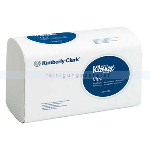 Papierhandtücher Kimberly Clark Kleenex Ultra hochweiß