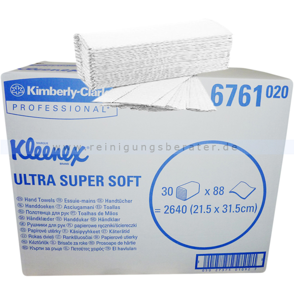 Papierhandtücher Kimberly Clark Ultra Super-Soft 2640 Blatt