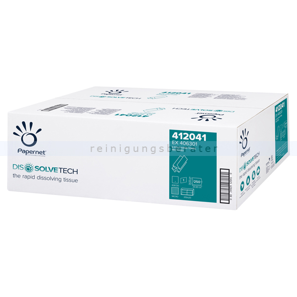 Papierhandtücher Papernet 5000 Blatt natur 20,3x24 cm