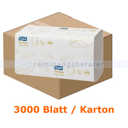 Papierhandtücher SCA Tork 3000 Bl. weiß 23x23 cm