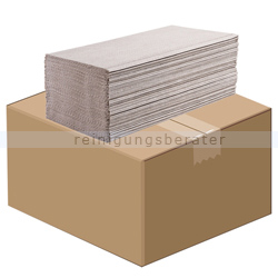 Papierhandtücher V 5000 Blatt natur-grau, 25x23cm, Recycling