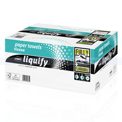 Papierhandtücher Wepa liquify 4000 Blatt hochweiss 24x22 cm