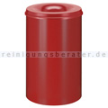 Papierkorb (feuersicher) 110 L Rot