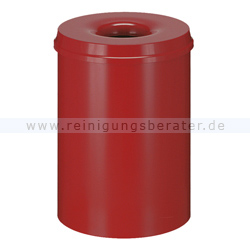Papierkorb (feuersicher) 30 L Rot