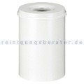 Papierkorb (feuersicher) 30 L Weiß