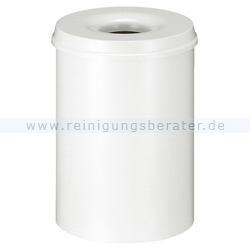 Papierkorb (feuersicher) 30 L Weiß