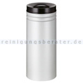 Papierkorb (feuersicher) 50 L grau/schwarz