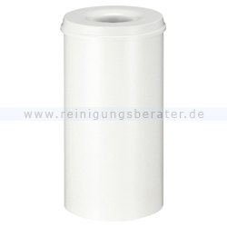 Papierkorb (feuersicher) 50 L Weiß