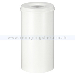 Papierkorb (feuersicher) 50 L Weiß