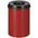 Zusatzbild Papierkorb (feuersicher) rund 110 L rot-schwarz