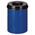 Zusatzbild Papierkorb (feuersicher) rund 20 L blau-schwarz