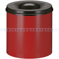 Papierkorb (feuersicher) rund 80 L rot